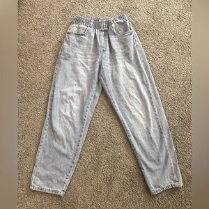 ZARA girls paper bag high rise jeans, size 13-14​​​​